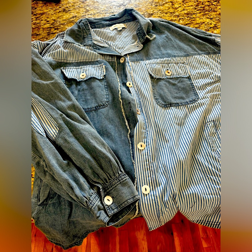 Minim La (Laura Lee Los Angeles brand) button down jacket/flannel